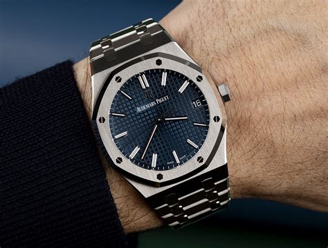 audemars piguet royal oak darkblue baton|Piguet royal oak watch price.